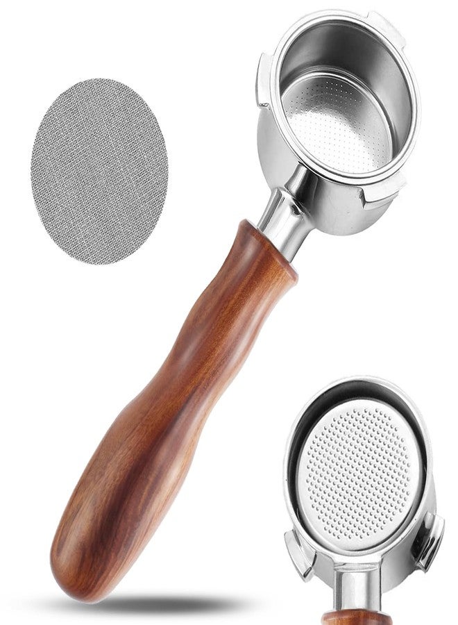WhaleSiper 51mm Bottomless Portafilter with Puck Screen, 3 Ears Stainless Steel Head, Compatible with CASABREWS CM5418, 3700Essential, 3700Gense Espresso Machines, Includes 304 Stainless Steel Filter Basket - Image 1